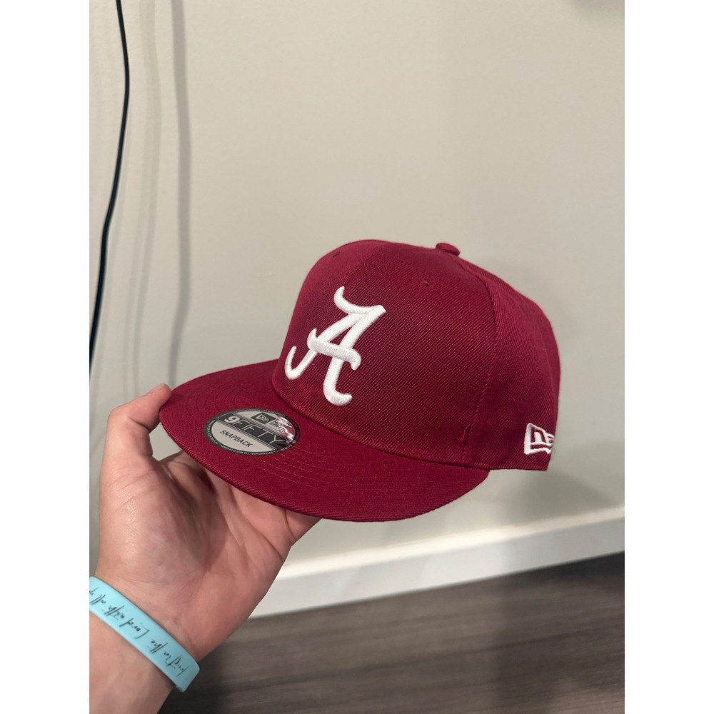 New Era 9FIFTY Alabama Crimson Tide Snapback Hat Red White NCAA Cap